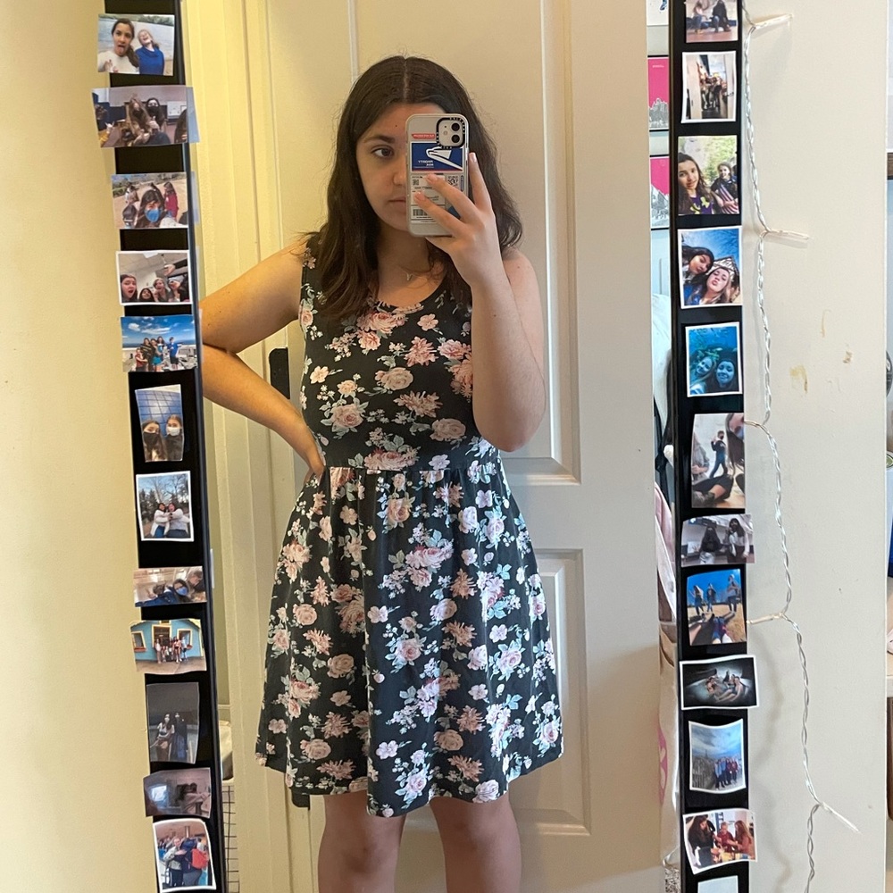 Floral Print Summer Midi Dress - Picture 4 of 4